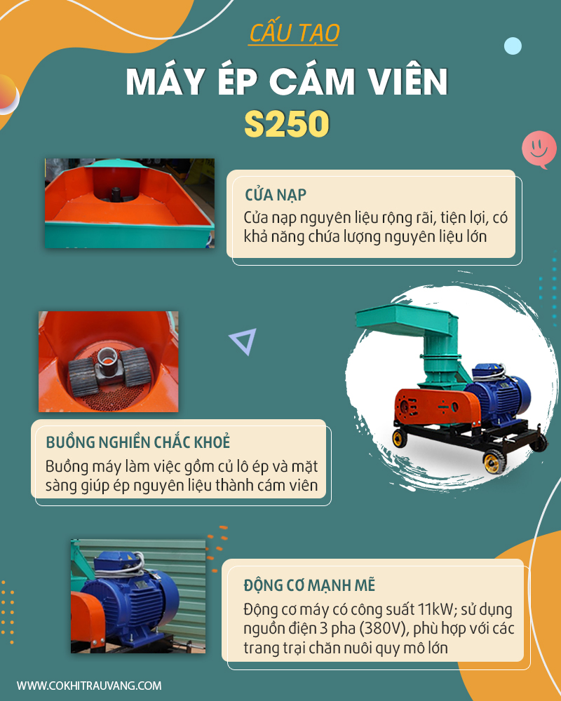 Máy làm cám viên cho lợn 