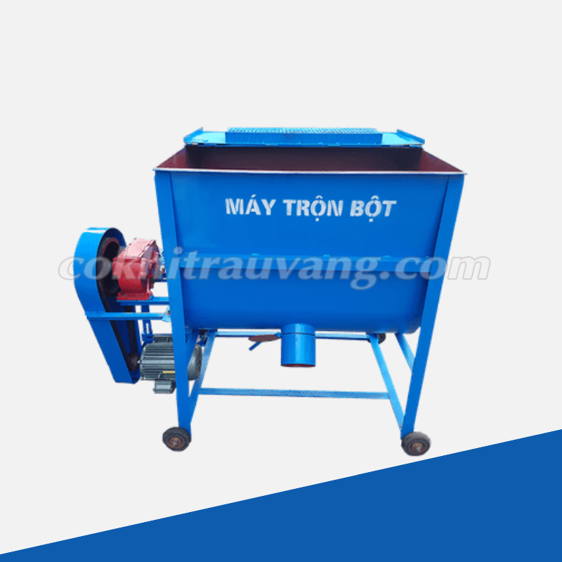 máy trộn thức ăn chăn nuôi nằm ngang