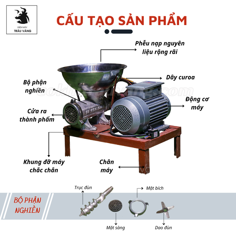 máy ép cám viên nhỏ hộ gia đình